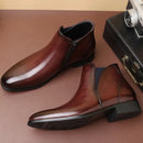 Leather British Style Boots