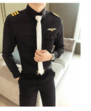 Slim Fit Tie Dress Shirt