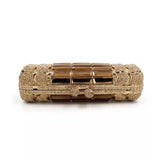 Gold Crystal Wedding Clutch