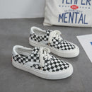 plaid mixed Color Sneakers