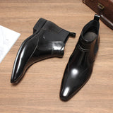 Leather Slip on Boots