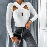 Tight Slim Front  Cross Top