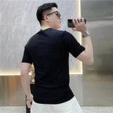 O-Neck Loose Short Sleeve Striped Shirt Top
