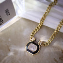 Diamonds Onyx Cuban Necklaces