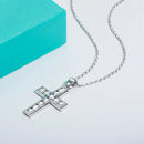 Moissanite Diamond Cross Necklace