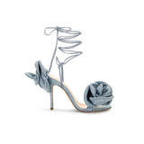 Rose Wrap Around High Heels