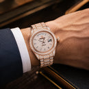 Rose Gold Crystal watch