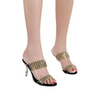 Rhinestone Fine High Heels