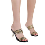 Rhinestone Fine High Heels