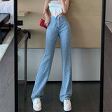 High Waisted Straight Leg Jeans