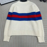 Knit Jacket Round Neck zipper Cardigan