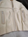 Pure Cashmere Zipper Pocket Cardigan