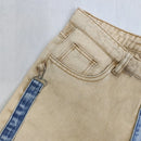 Spilt Strap Cargo Jeans