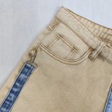 Spilt Strap Cargo Jeans