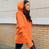Shoulder Pad Sweater Hoodie