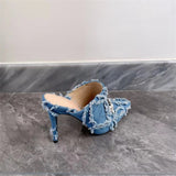 Crystal Jeans High Heel