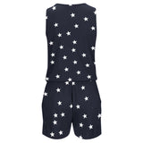 Zipper Stars Romper Shorts