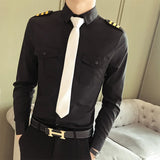 Slim Fit Tie Dress Shirt