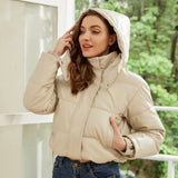 Vintage Leather Button Warm Thick Jacket