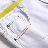 Fancy Gradient Two Tone Shorts