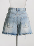 High Waist Chain Jeans