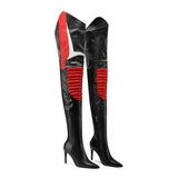 High Heel Side Zipper Banquet Knee High Boots