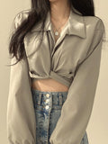 Back Bow Crop Top