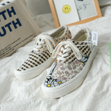 plaid mixed Color Sneakers
