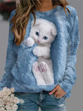 3D Cute Cat Sweatshirt