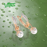 Pure 14K Pearl Gold Earrings