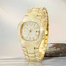 Moissanite Gold Watch