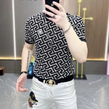 S Geometric Print Shirt Top