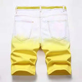Fancy Gradient Two Tone Shorts