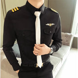 Slim Fit Tie Dress Shirt