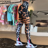 Leopard Push Up Running Leggings