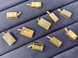 Solid Gold Bar Necklace