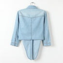 Jean Pocket Front Tie Top