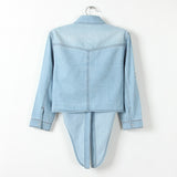 Jean Pocket Front Tie Top