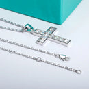 Moissanite Diamond Cross Necklace