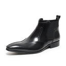 Leather Slip on Boots