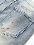 Graffiti love Ripped Shorts