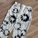 Tie Dyed Circle Jeans