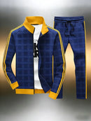 Plaid Stripe Tracksuit