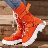 Double Strap Platform Boots