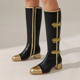 Cowgirl Western Style Knee High Boots