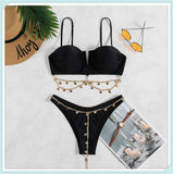 Low Waist Triangle Straps Bikini