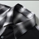 Short Sleeve Plaid Dress Shirt