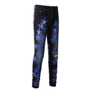 Ripped Blue Star Jeans