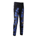 Ripped Blue Star Jeans