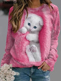 3D Cute Cat Sweatshirt
